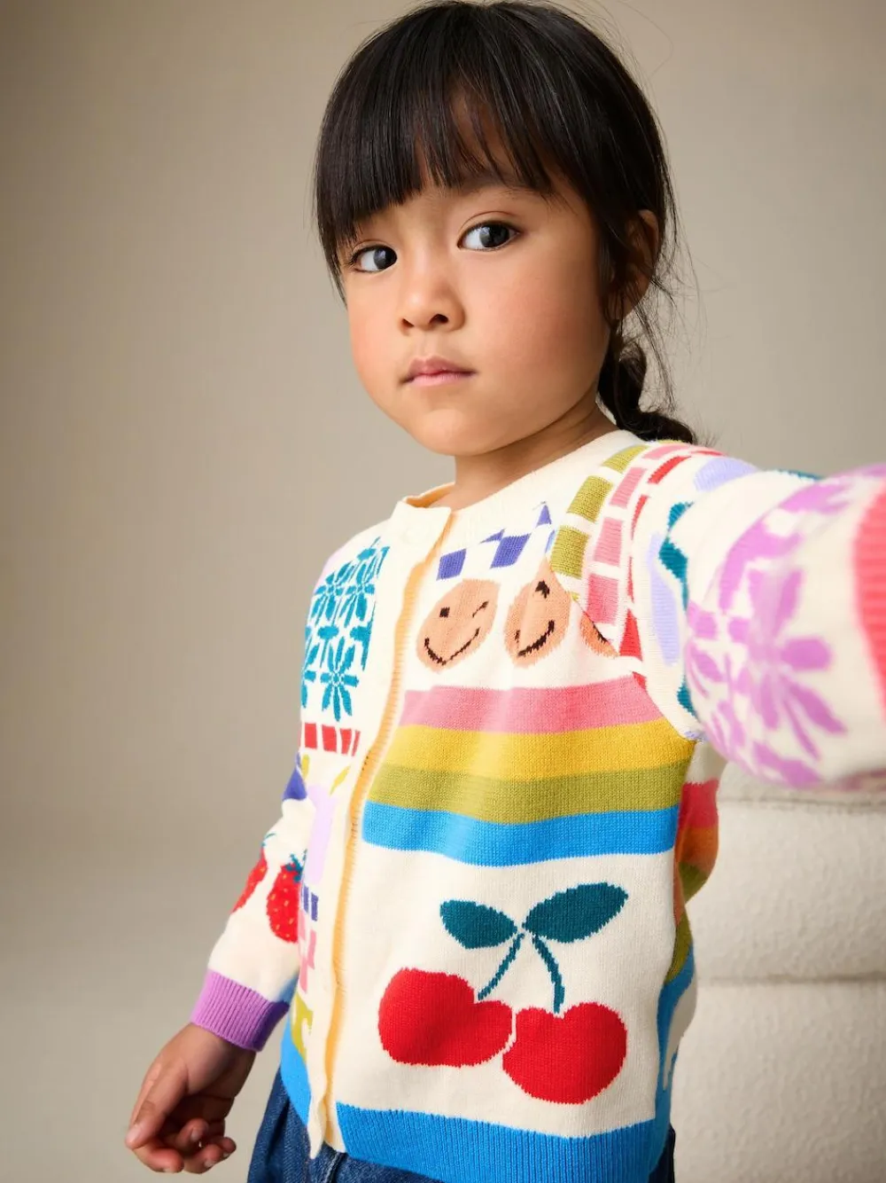 Clearance Next Multi Fun Printed Cardigan (3mths-7yrs)