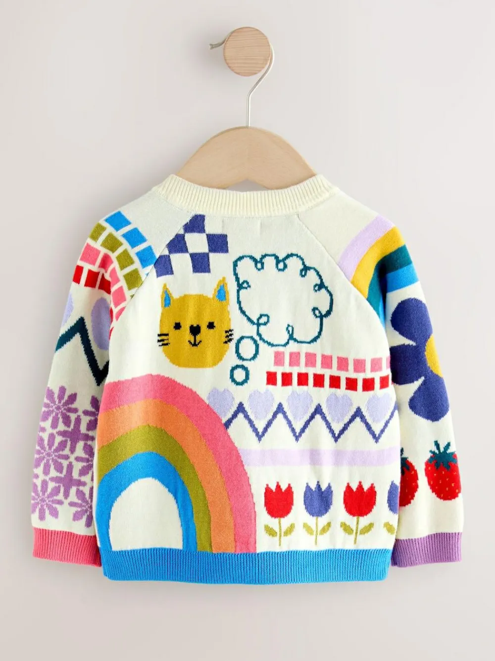 Clearance Next Multi Fun Printed Cardigan (3mths-7yrs)