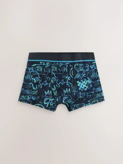 Next Trunks 5 Pack (3-16yrs) Multi Grafitti Print