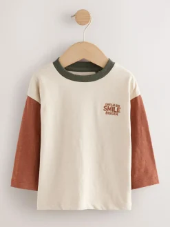 Online Next Multi Minerals Long Sleeve T-Shirts 5 Pack (3mths-7yrs)