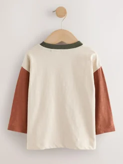 Online Next Multi Minerals Long Sleeve T-Shirts 5 Pack (3mths-7yrs)