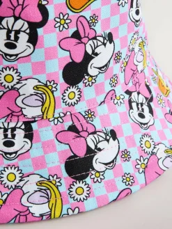Hot Next Multi Minnie Mouse 100% Cotton Bucket Hat (3mths-13yrs)