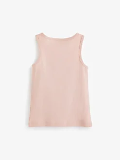 Next Multi Pastel 100% Cotton Vests 5 Pack (1.5-16yrs)^ Underwear|Vests