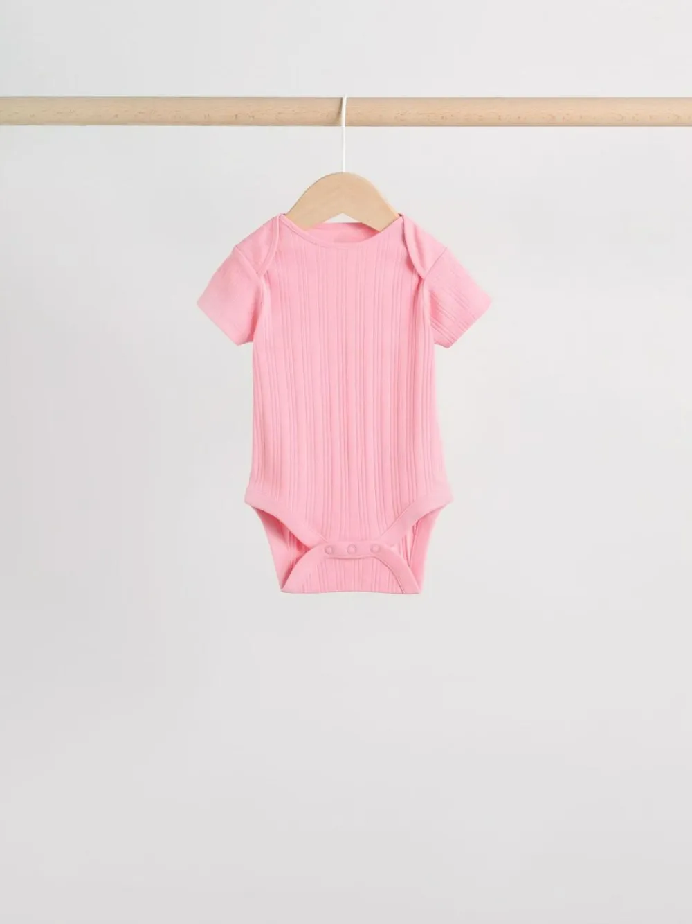Next Multi Pastel 5 Pack Short Sleeve Baby Bodysuits^ Bodysuits & Vests|Vests