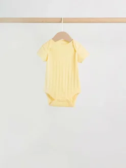 Next Multi Pastel 5 Pack Short Sleeve Baby Bodysuits^ Bodysuits & Vests|Vests