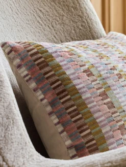 Next 40 x 59cm Cut Velvet Rio Blocks Cushion^ Cushions & Throws