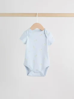 Next Multi Pastel Character 7 Pack Short Sleeve Baby Bodysuits^ Bodysuits & Vests|Vests