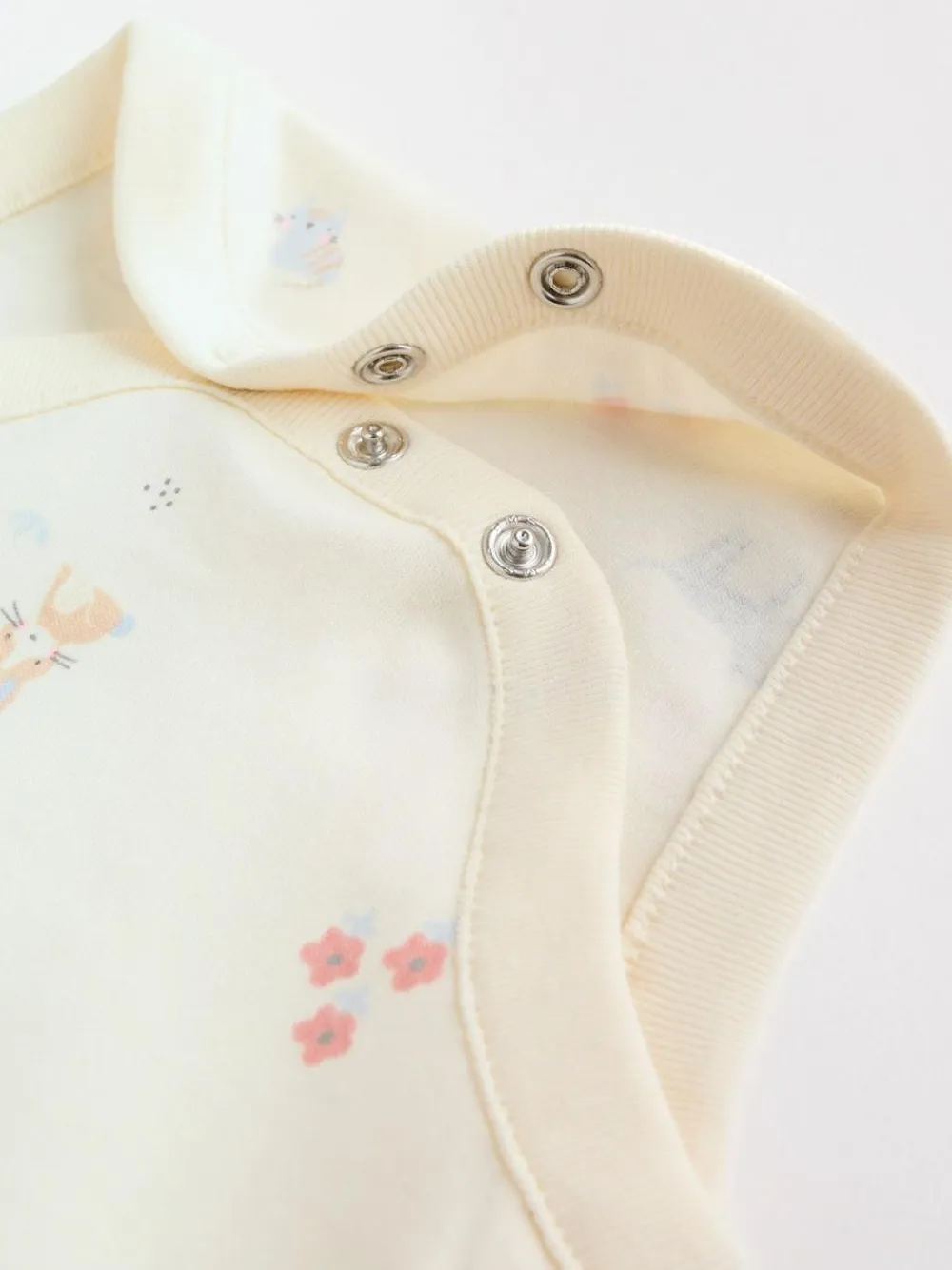 Next Multi Pastel Character 5 Pack Long Sleeve Baby Bodysuits