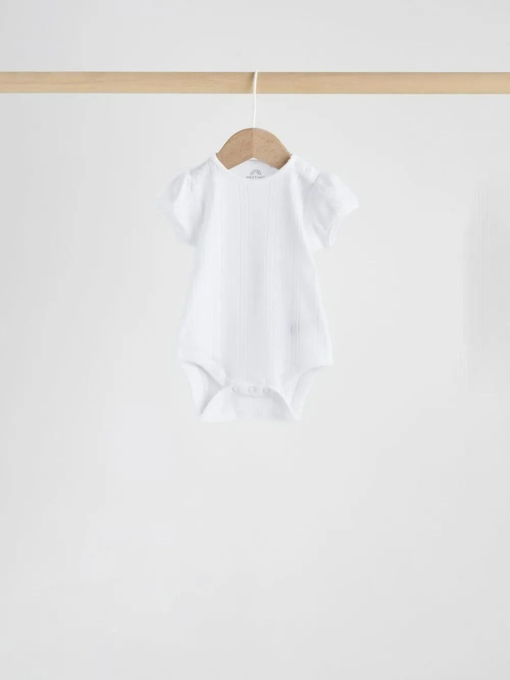 Next Multi Pastel Short Sleeve Pointelle Baby Bodysuits 5 Pack^ Bodysuits & Vests|Vests