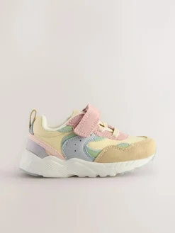 Next Standard Fit (F) Elastic Lace Touch Fasten Trainers^ Sneakers|Sneakers