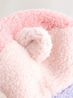 Online Next Multi Patchwork Borg Baby Trapper Hat (0mths-2yrs)