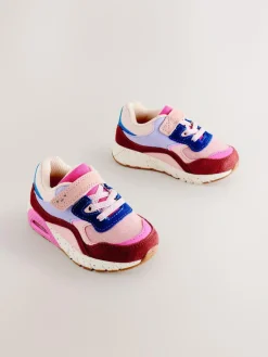 Outlet Next Elastic Lace Chunky Trainers Multi Pink