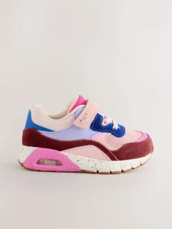 Outlet Next Elastic Lace Chunky Trainers Multi Pink