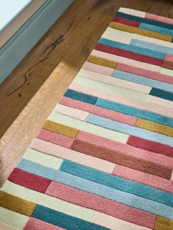 Next Multi Rio Broken Stripes Runner^ Rugs & Runners