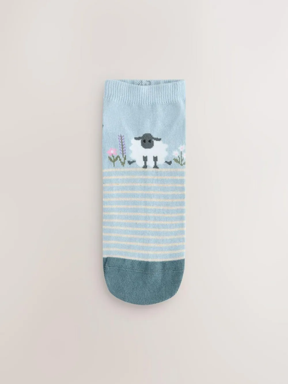New Next Multi Sheep Print Trainer Socks 4 Pack