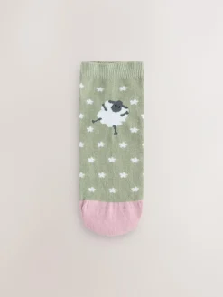 New Next Multi Sheep Print Trainer Socks 4 Pack