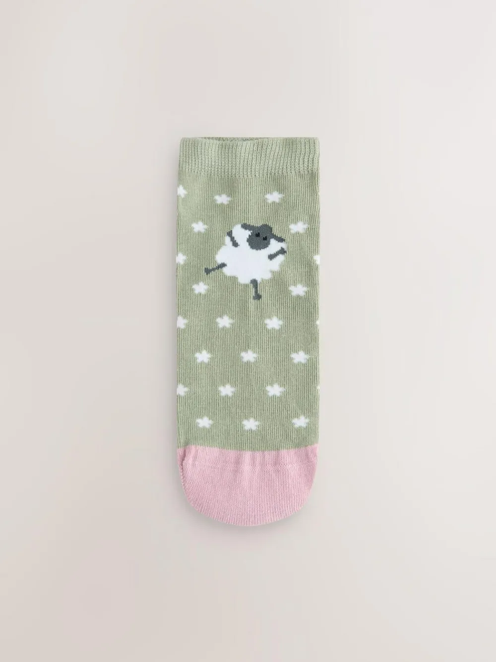 New Next Multi Sheep Print Trainer Socks 4 Pack