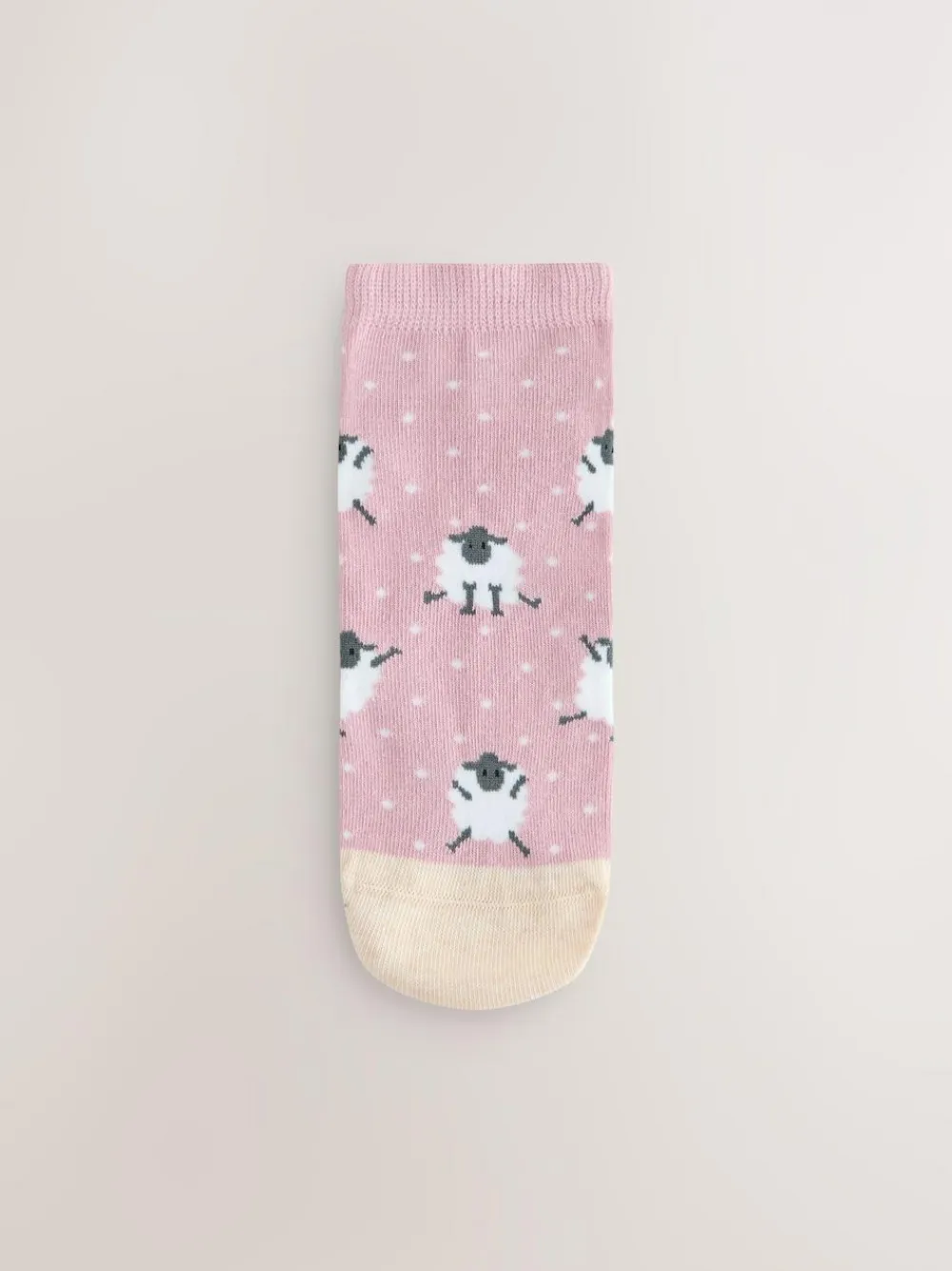 New Next Multi Sheep Print Trainer Socks 4 Pack