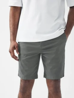 Clearance Next Slim Fit Stretch Chino Shorts 4 Pack Multi