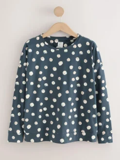 Online Next Multi Spot Long Sleeve Pyjamas 3 Pack