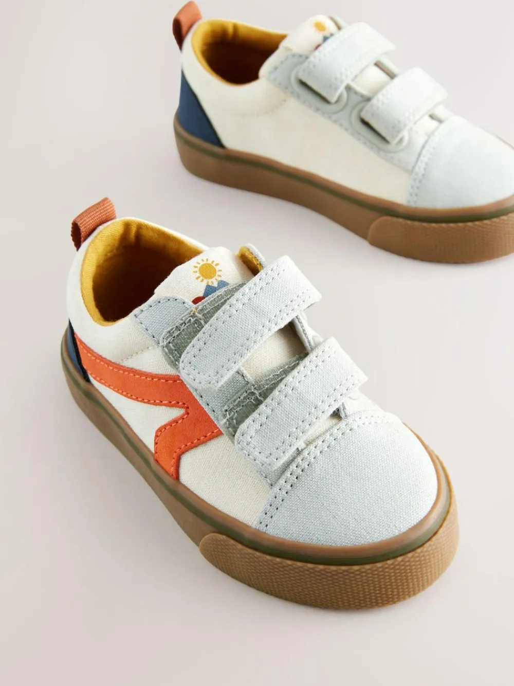 Best Next Multi Standard Fit (F) Touch Fastening Skate Trainers