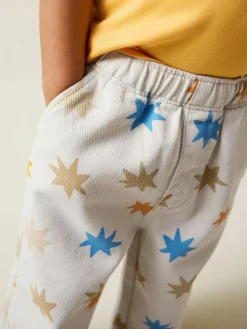 Discount Next Multi Star Print Printed Pull On Wide Trousers (3mths-7yrs)
