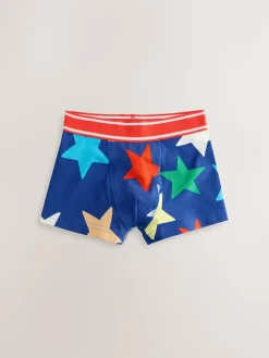 Online Next Multi Stars & Stripes Junior Pattern Trunks 5 Pack (1.5-16yrs)