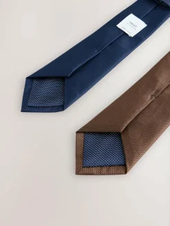 Hot Next Textured Ties 2 Pack Multi