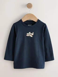 Best Next Long Sleeve T-Shirts 5 Pack (3mths-7yrs) Multi Transport