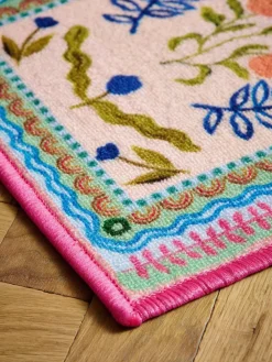 Discount Next Multi Washable Bright Floral Print Doormat