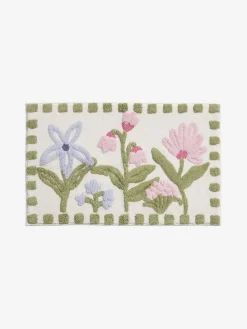 Next Multi Water Colour Floral Print Bath Mat^ Towels & Bathmats
