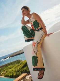 Next Multi Wide Leg Trousers