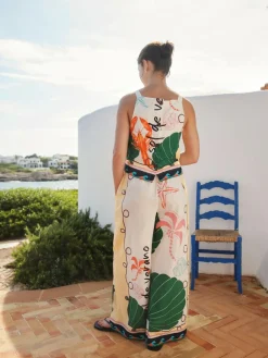 Next Multi Wide Leg Trousers