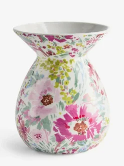 Hot Next Multicolour Floral Print Small Ceramic Vase