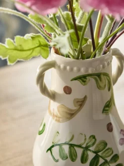 Outlet Next Multicolour Floral Twist Handle Ceramic Vase