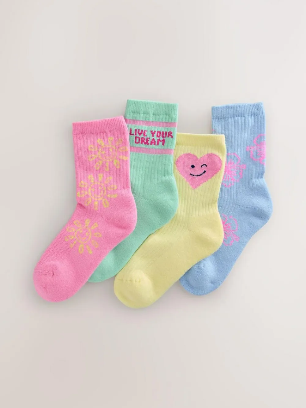 Next Cotton Rich Cushioned Sole Ankle Socks 4 Pack^ Nightwear|Tights