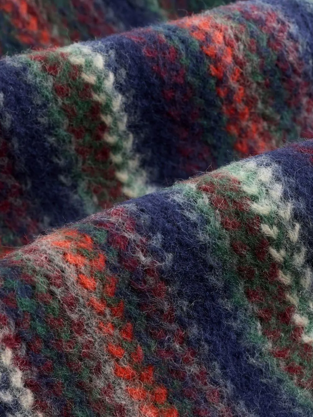 Online Next Stripe Knitted Scarf Multicolour