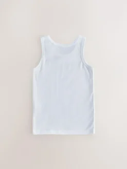 Next Multicolour Vests 5 Pack (1.5-16yrs)^BOY Tops|Underwear