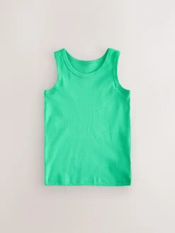 Next Multicolour Vests 5 Pack (1.5-16yrs)^BOY Tops|Underwear