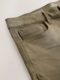 Sale Next Straight Fit Comfort Stretch Jeans Mushroom Brown