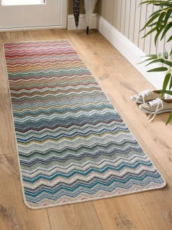 Hot My Mat Zig Zag Runner Candy Rainbow