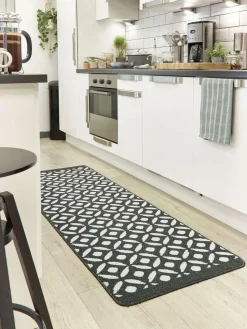 Clearance My Mat Crescent Large Runner Charcoal