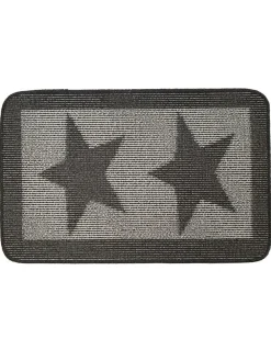 Outlet My Mat Utility Star Washable Non Slip Doormat Charcoal Grey