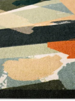 My Mat Green Studio Mural Runner^ Rugs & Runners