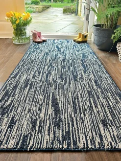 New My Mat Broken Stripe Runner Navy