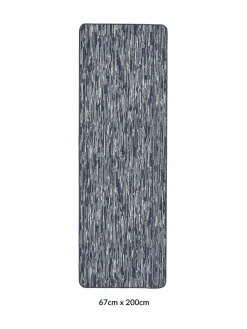 New My Mat Broken Stripe Runner Navy