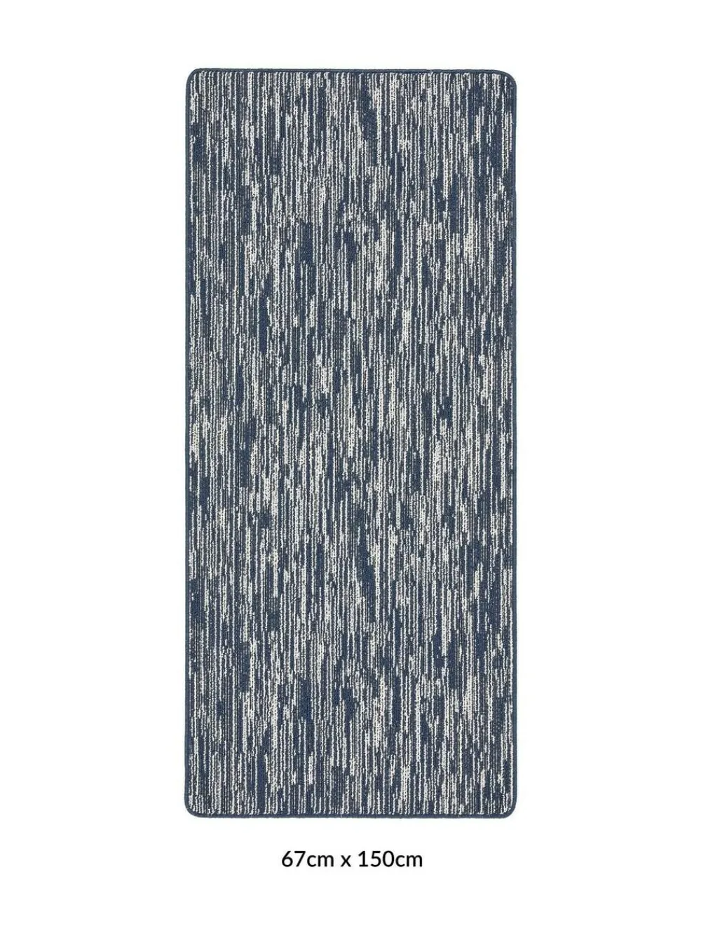 New My Mat Broken Stripe Runner Navy