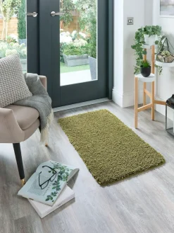 My Rug Olive Shaggy Rug^ Rugs & Runners