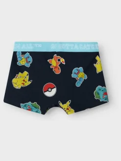 Hot Name It Black Pokemon Boxers 2 Pack