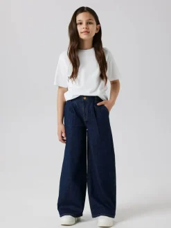 Name It Blue Pleated Wide Leg Jeans^ Jeans